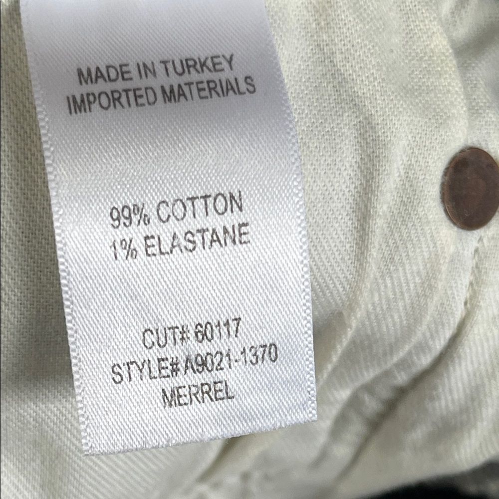 AGOLDE Merrel High Rise Straight Crop Jeans Raw Hem Size 28 - Picture 10 of 10